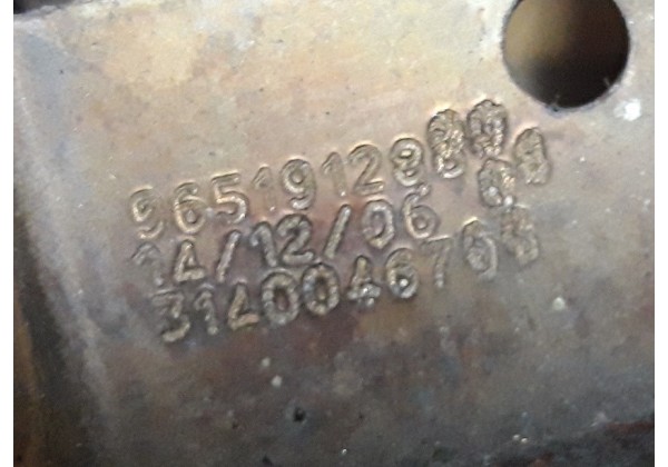 Труба випускного колектора Peugeot 307, Citroen C4, 2.0 16V, 9651912880